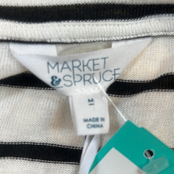 NWT, Market and Spruce, Women’s, medium, knit too, Arnold Raglan Knit Top - Picture 6 of 7